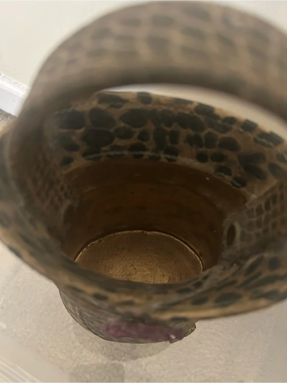 Brown Leopard-Print Vase Home Decor - Picture 5 of 6